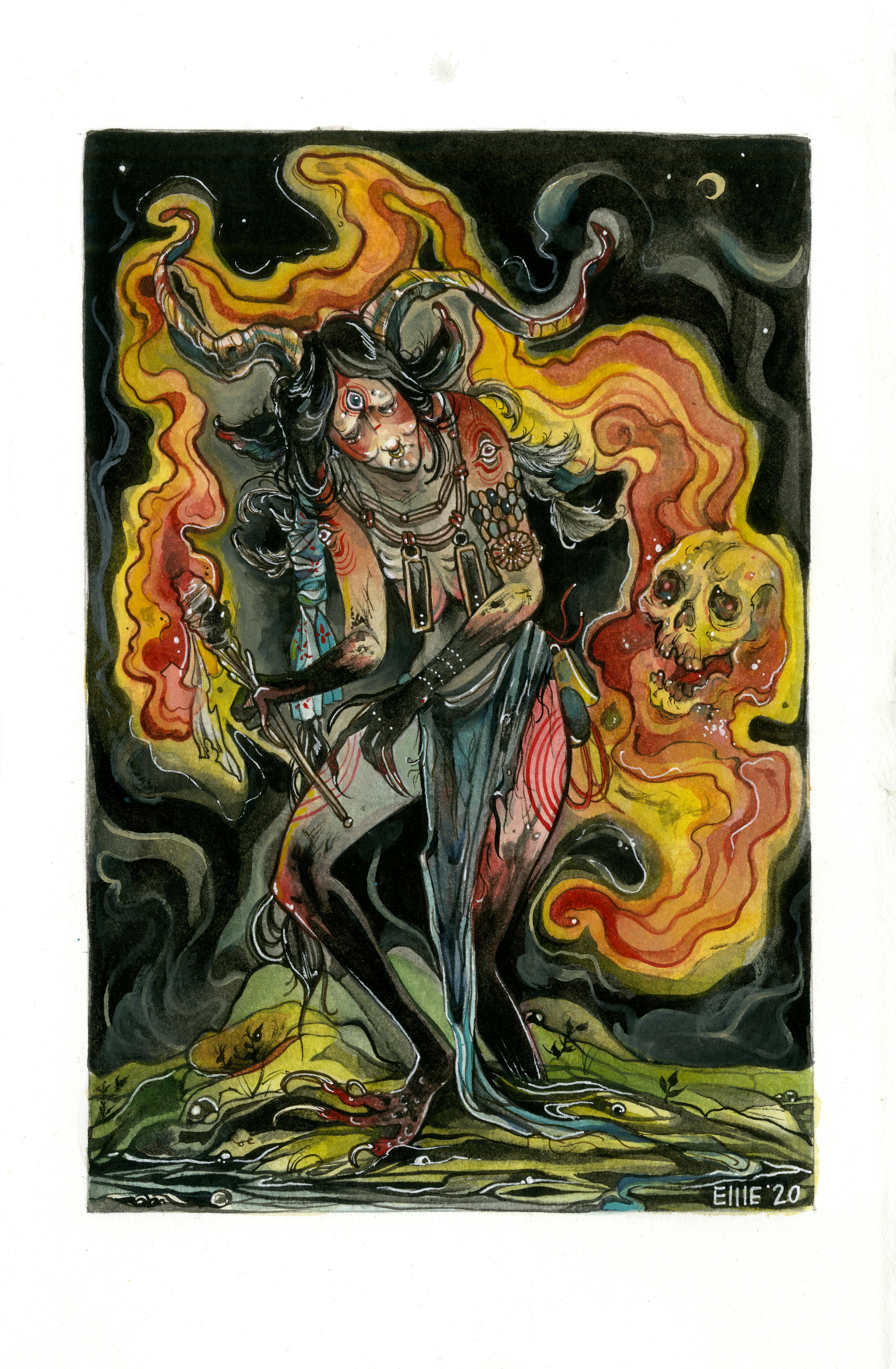 Iwsii - Original Art by Ellie Livingston