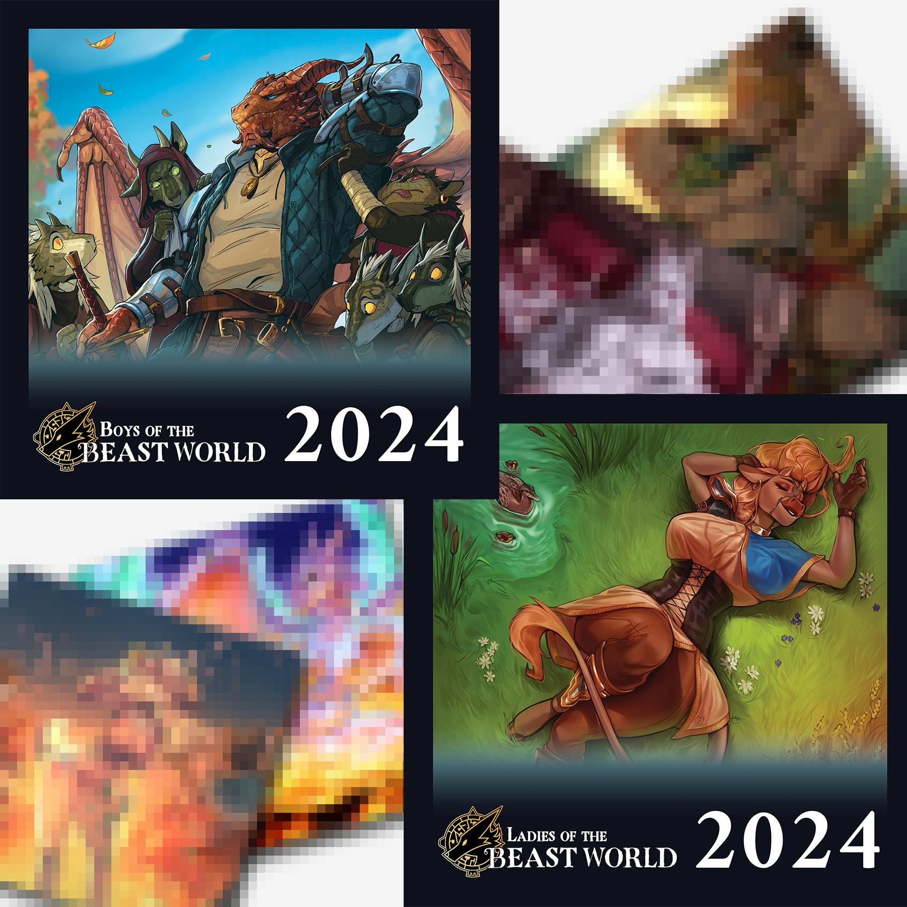 2024 Calendar & Print PDF Pack