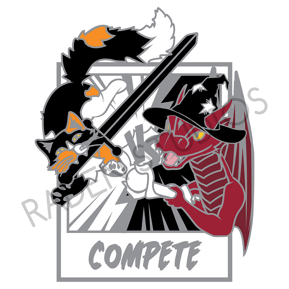 Con Adventurer Series - Compete (A-GRADE PIN)