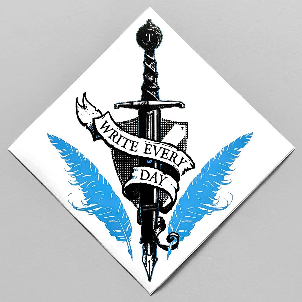 STICKER: Write Every Day (Sword)