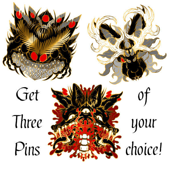 ( Early Bird Deal ) Three Pins!