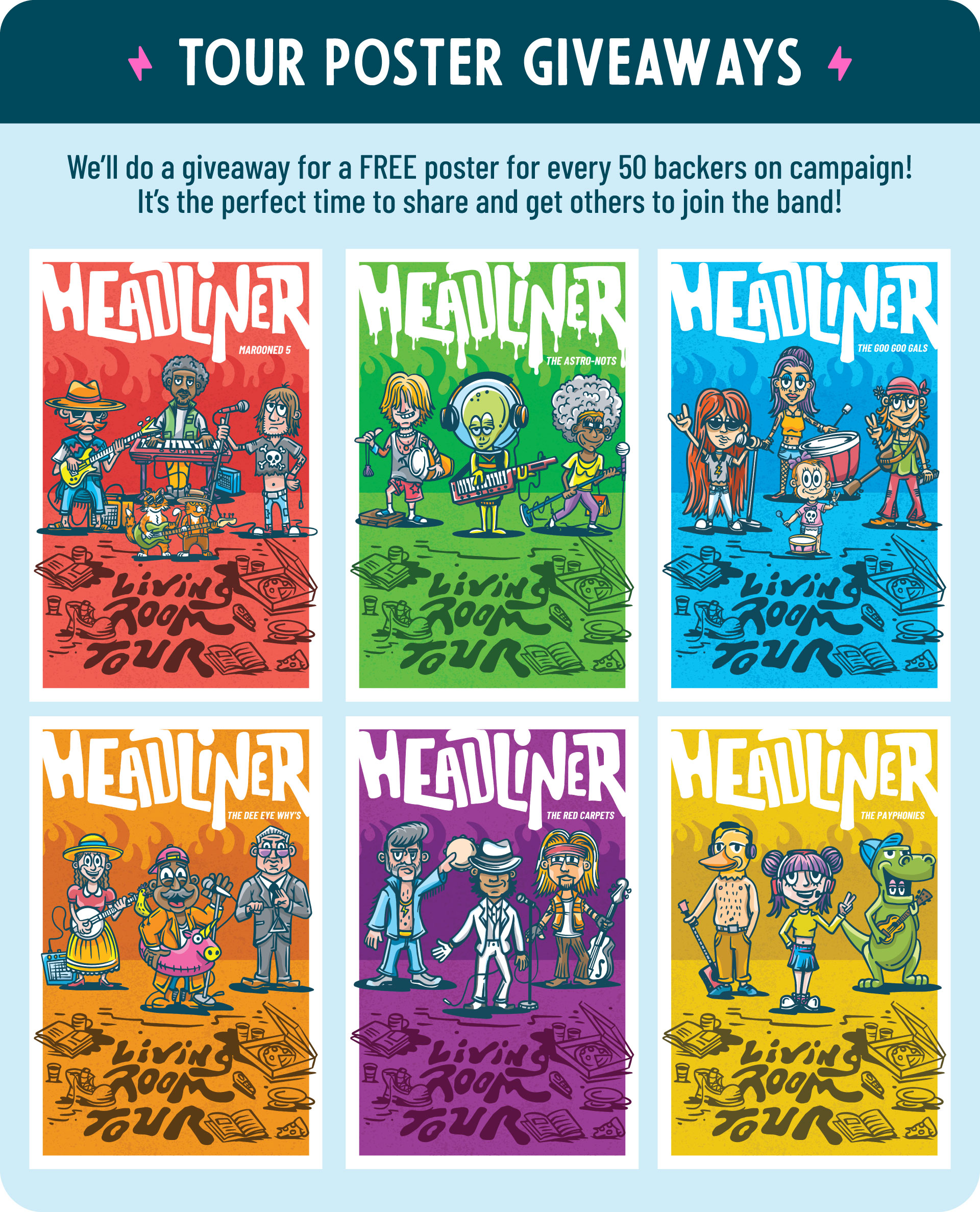 300 Backers - Tour Poster Giveaway!
