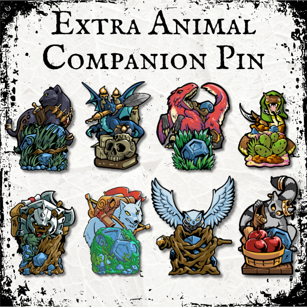 Creator Tier - Extra Animal Companion Pin