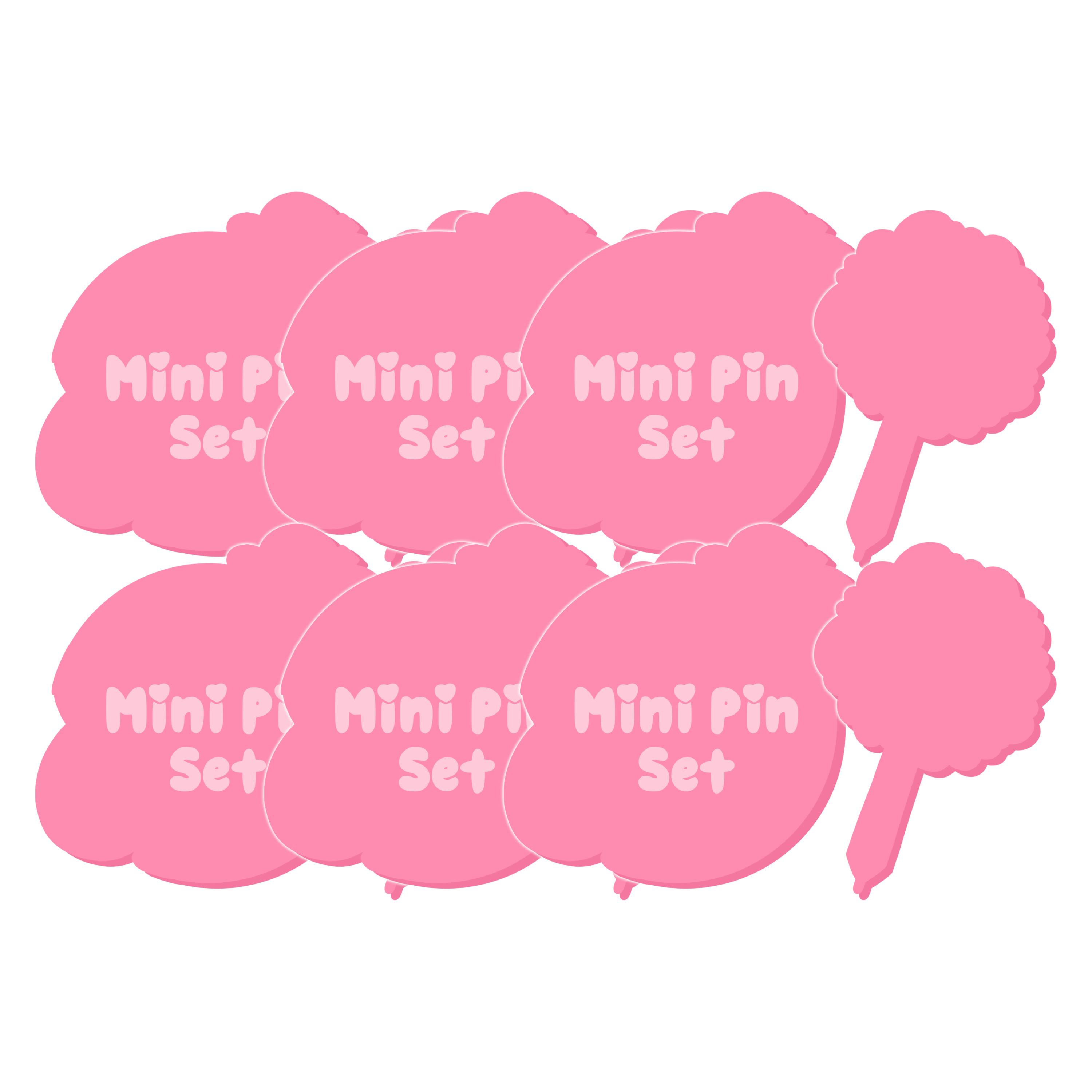 6x Mini Pin Set