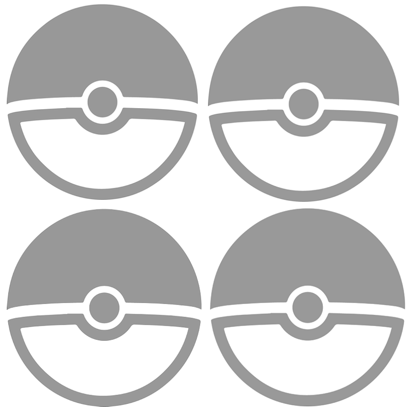 4 Pokemon Pins