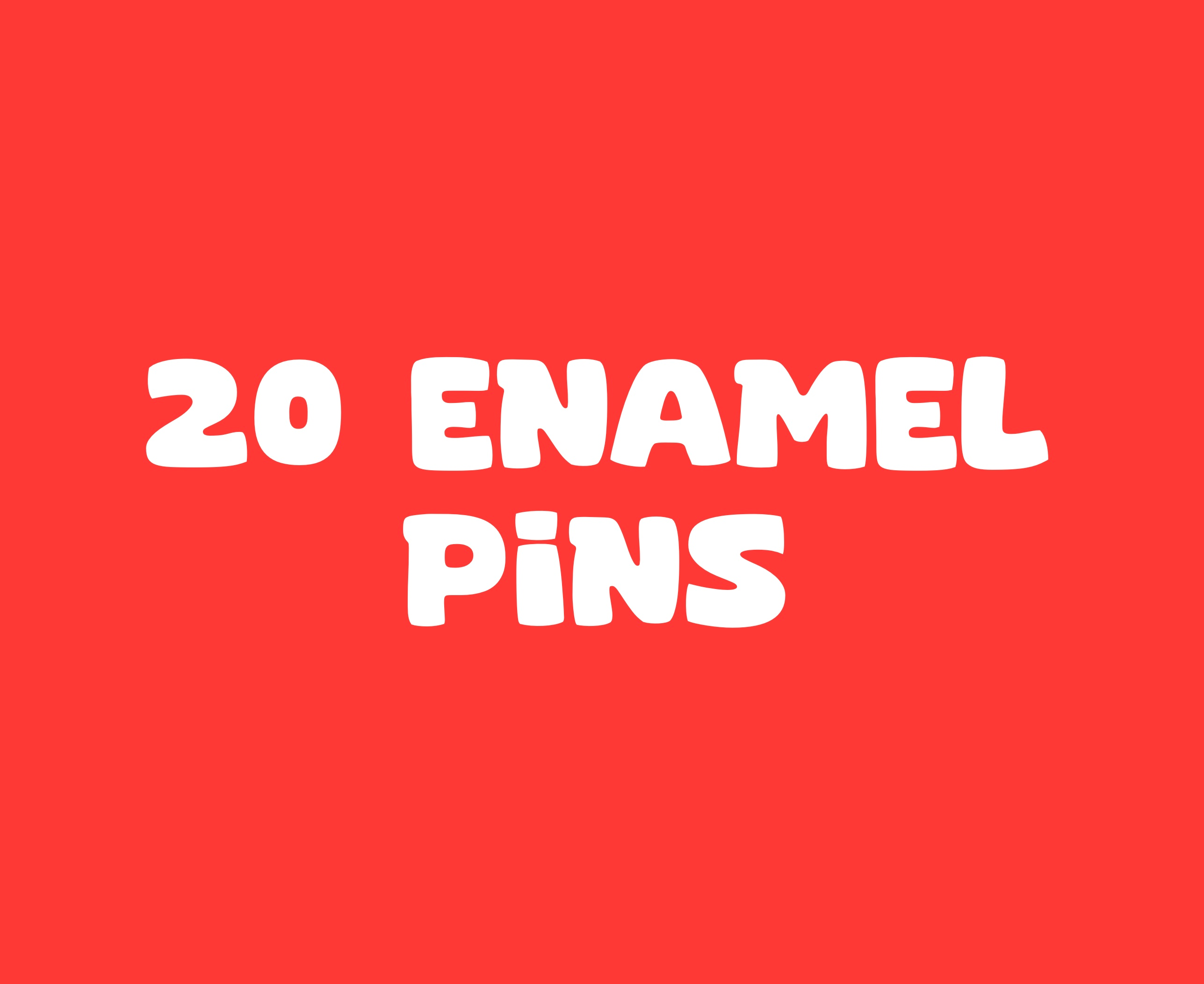 20 Mini Pins