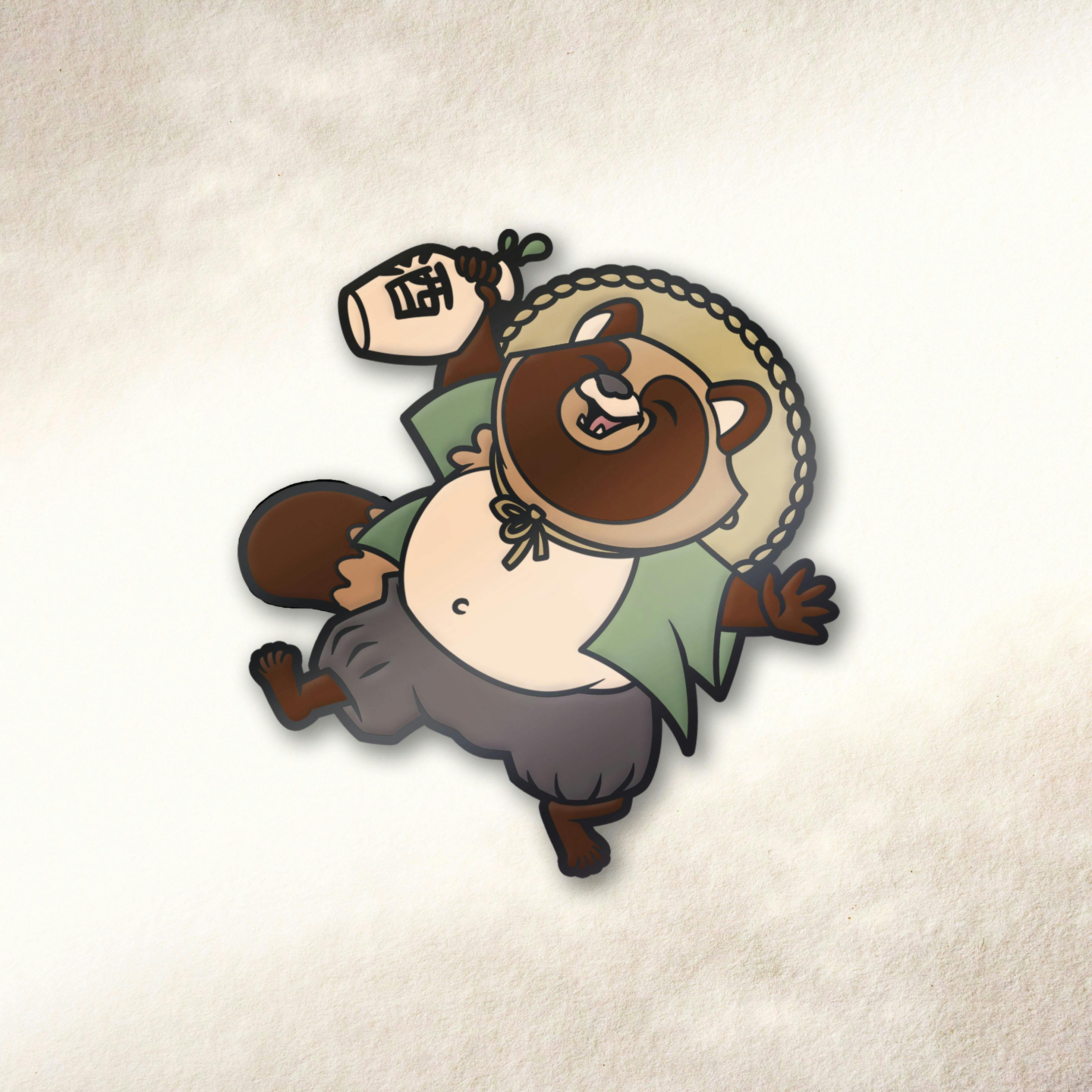 Pin Single - Tanuki