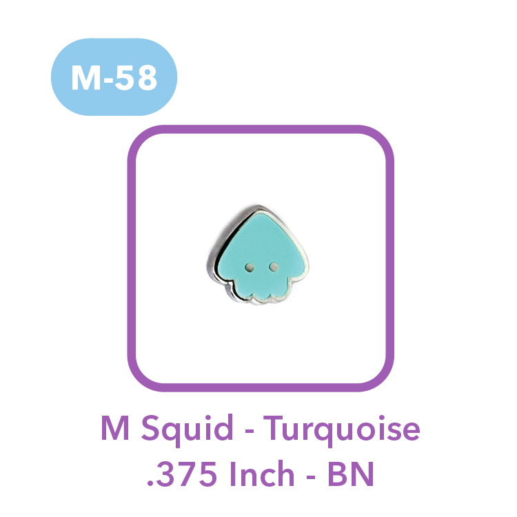 M-58 - Mini Squid - Turquoise