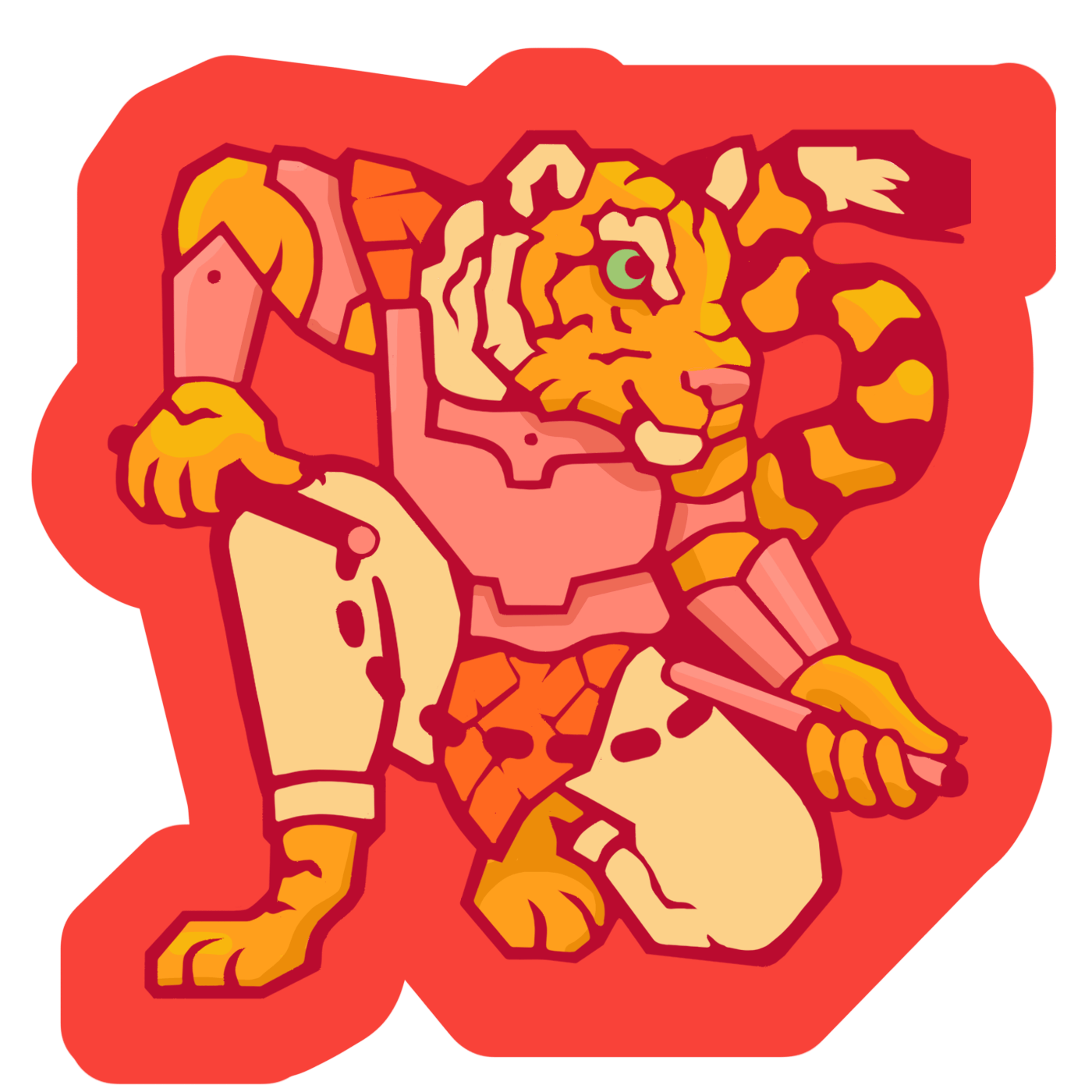 Tigerman sticker
