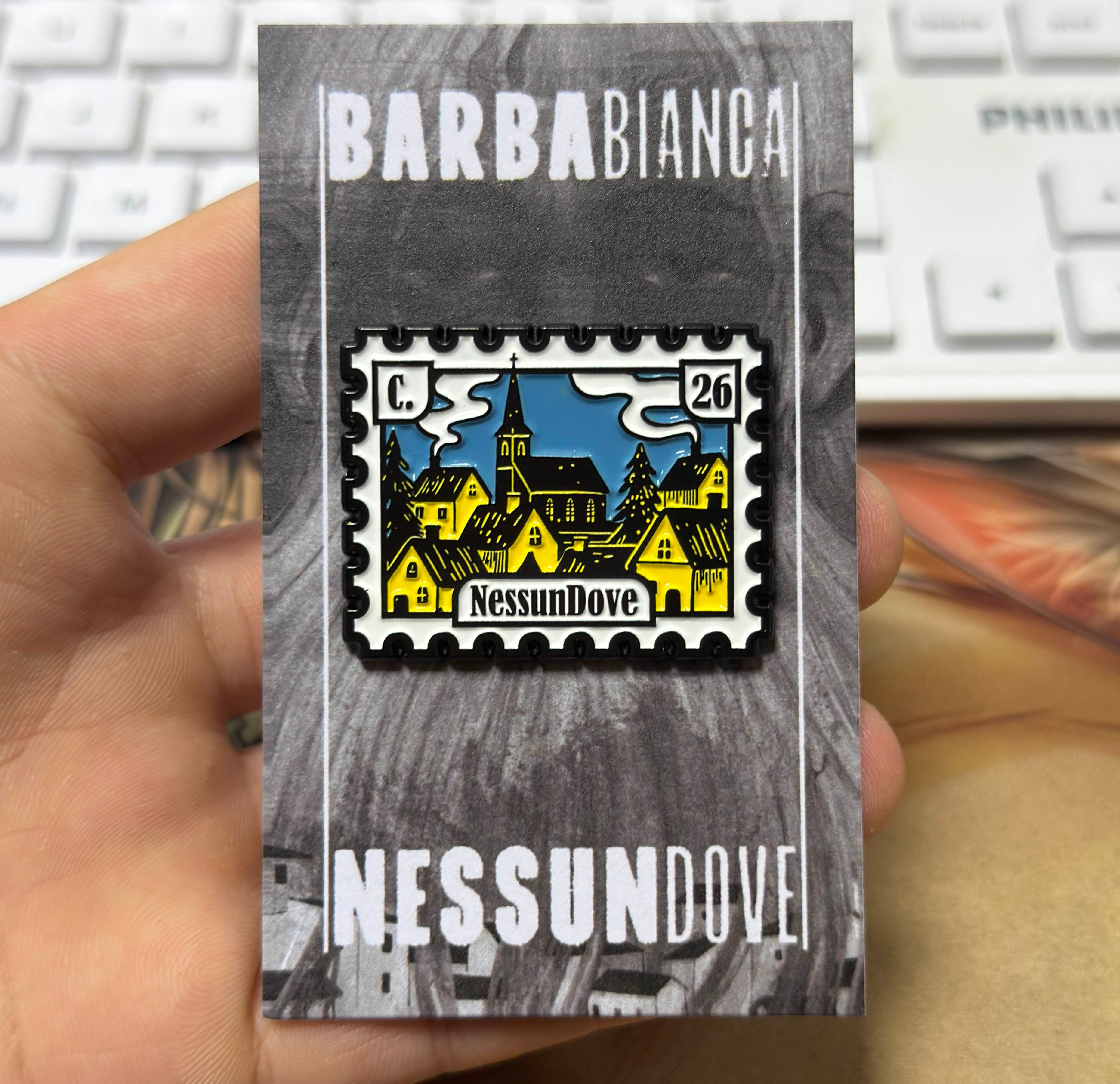 Village Souvenir - Barbabianca enamel pin