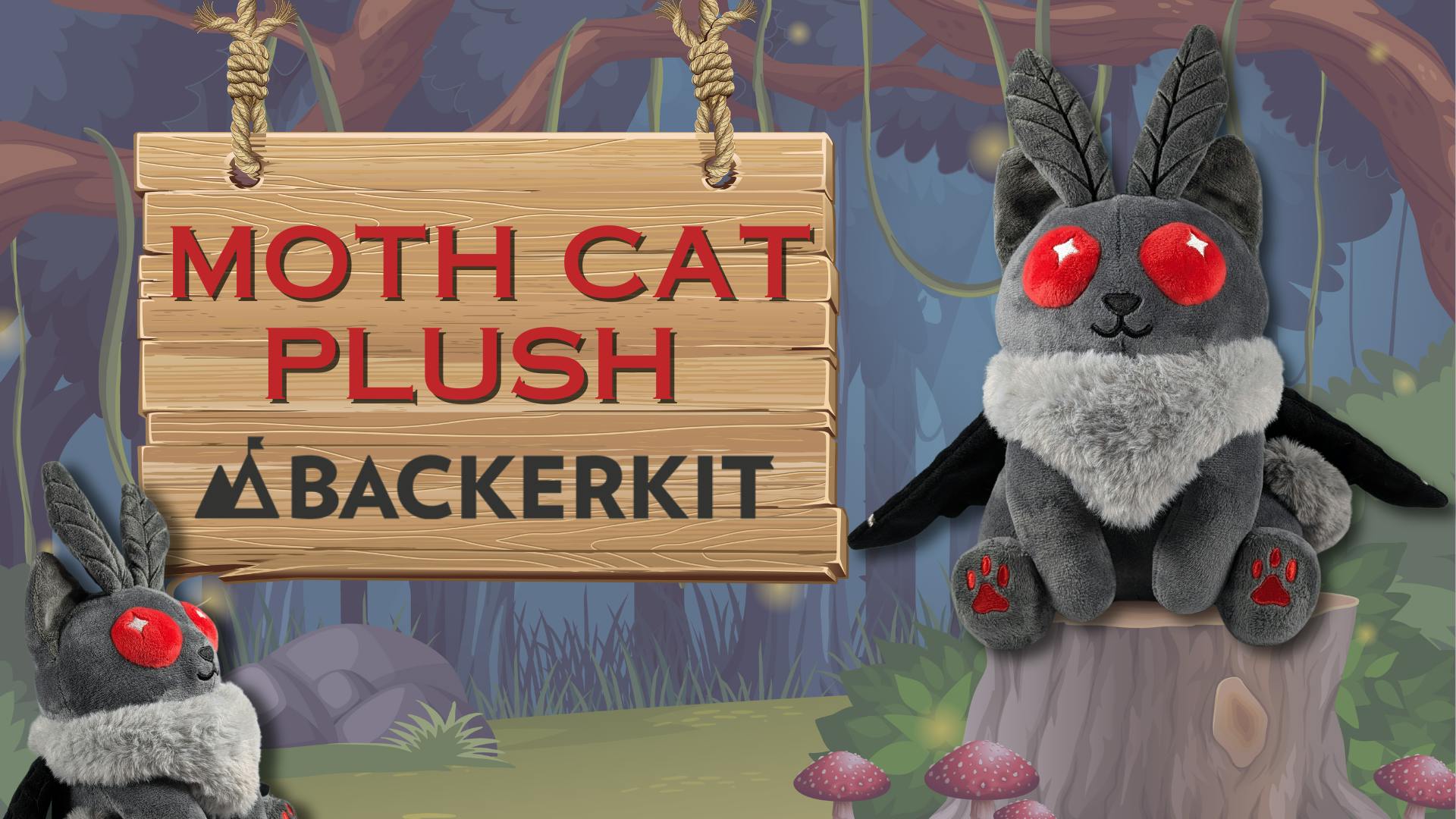Moth Cat Plush