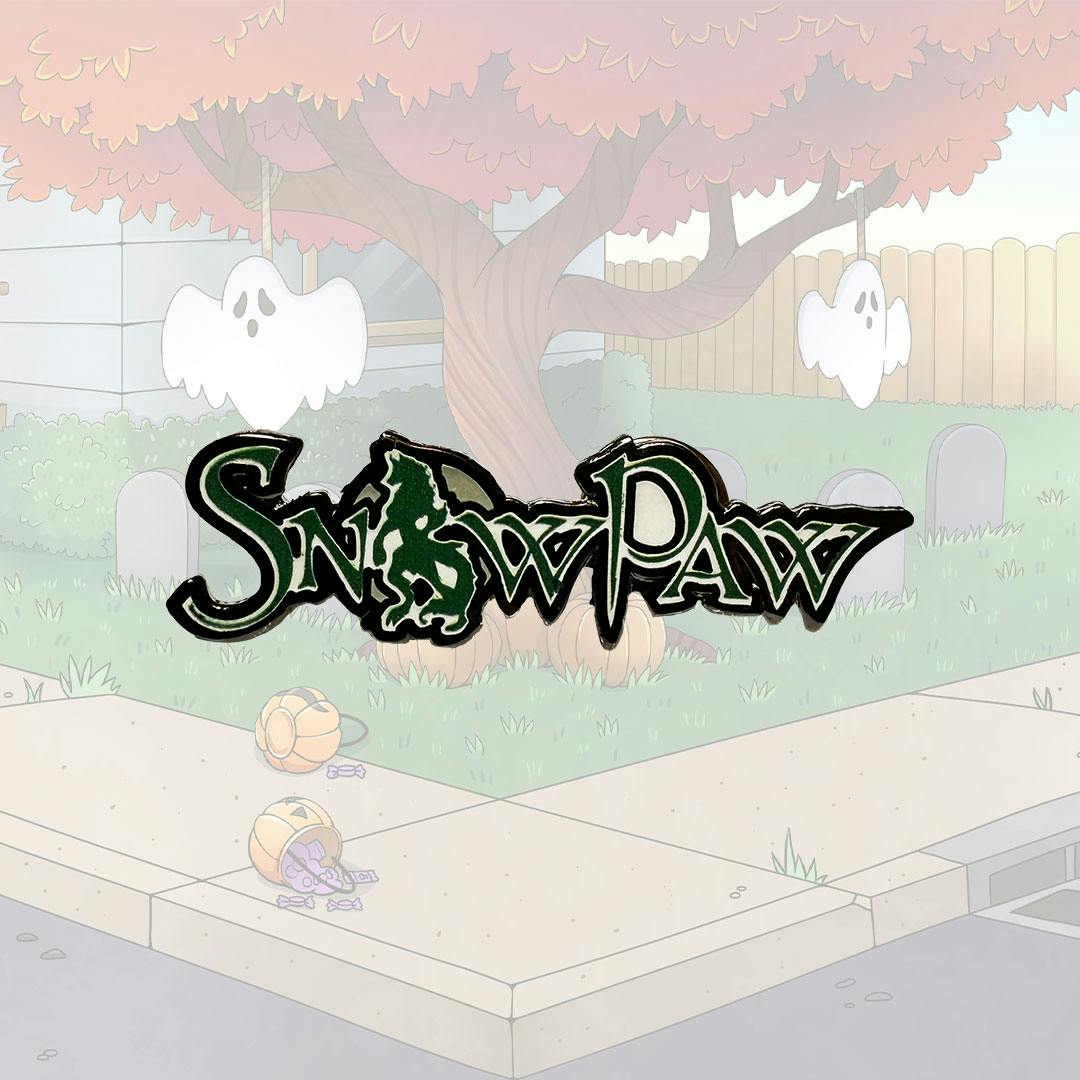 Snow Paw Logo 2″ Hard Enamel Pin