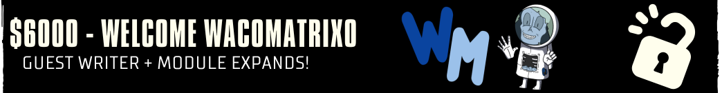 Guest Writer! Welcome WacoMatrixo!