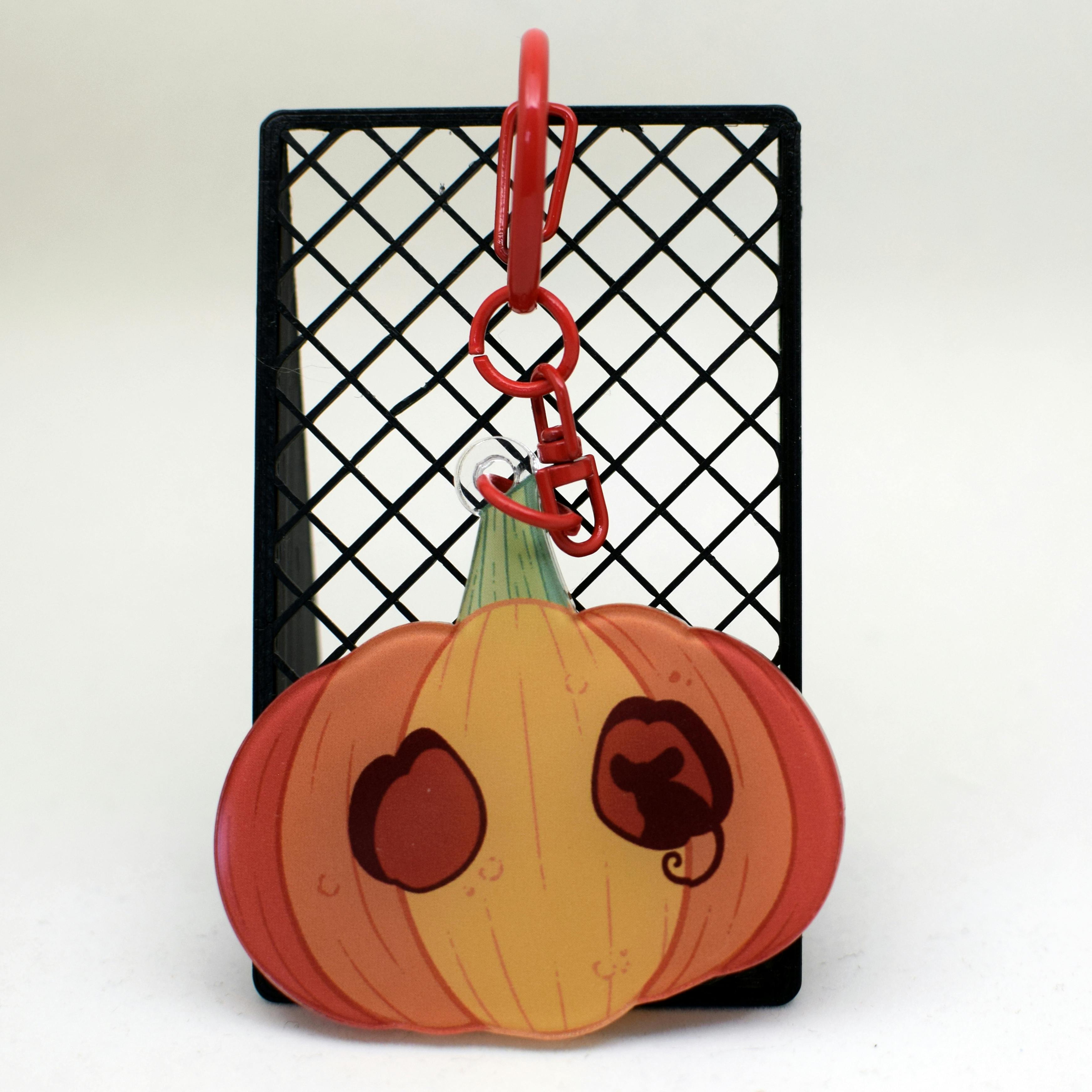 Pumpkin Mouse Edge to Edge Keychain	