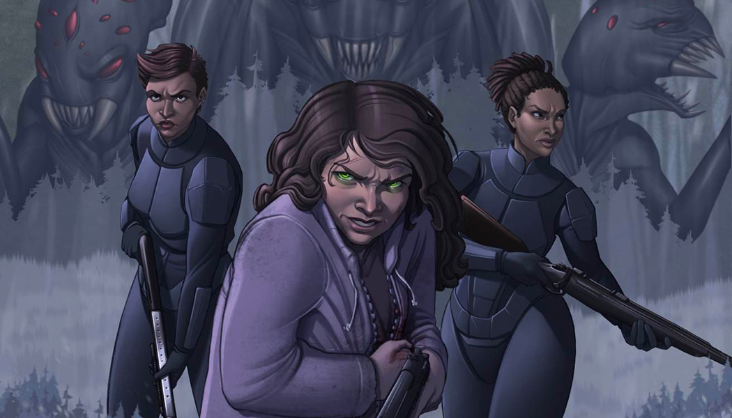 Amelia Sky #1-4 A Sci-fi Horror Comic