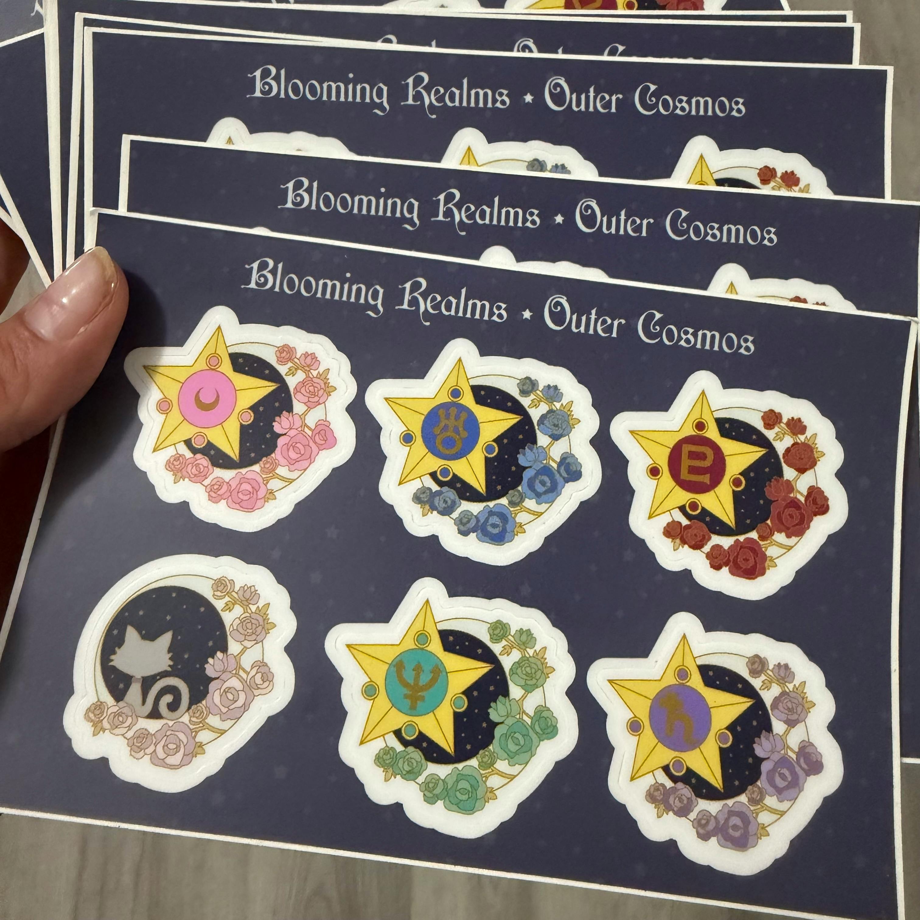 ✦ Guardians of the Outer Cosmos Blooming Realms Sticker Sheet · Save 20%