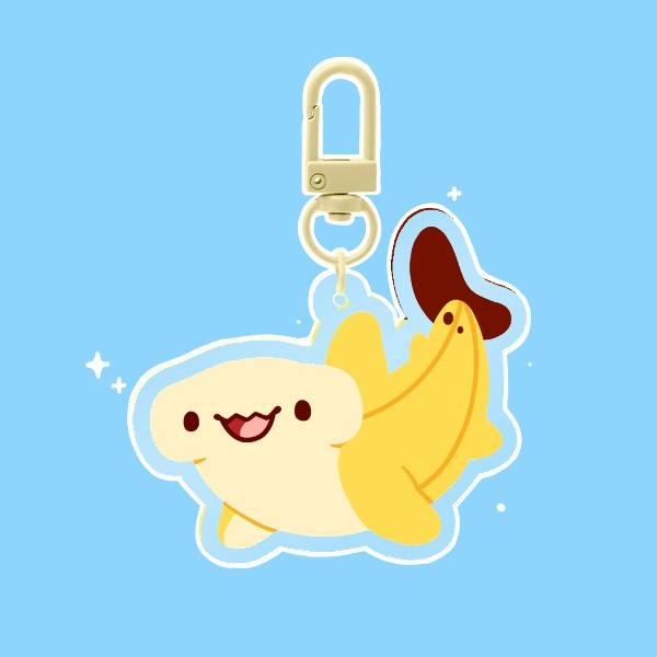Bananahead Shark Acrylic Keychain