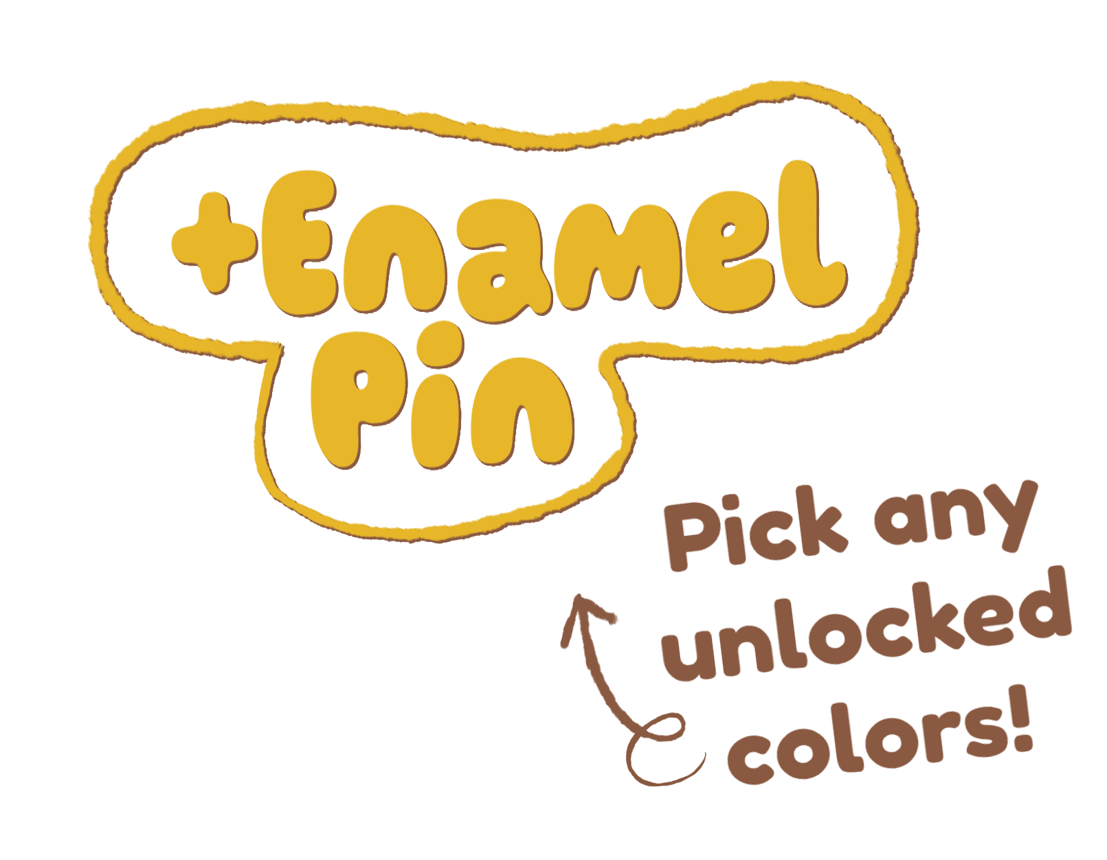 One Enamel Pin