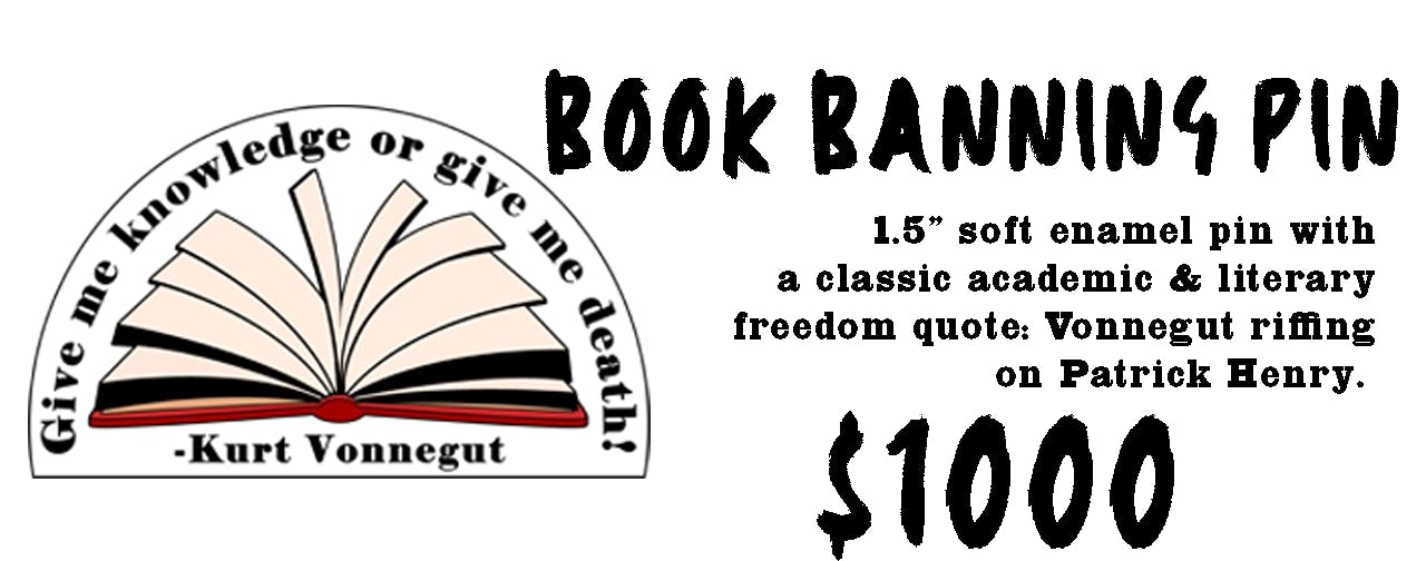 Book Banning Pin Unlocked