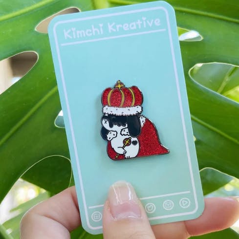 Chappie King Enamel Pin
