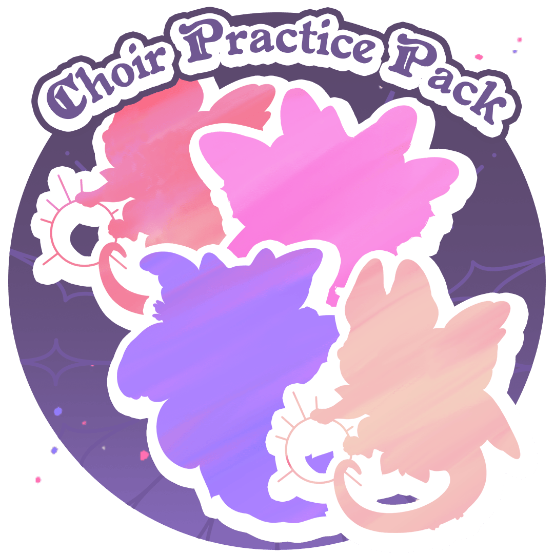 🎶 Choir Practice Pack | 4 Critter Pins