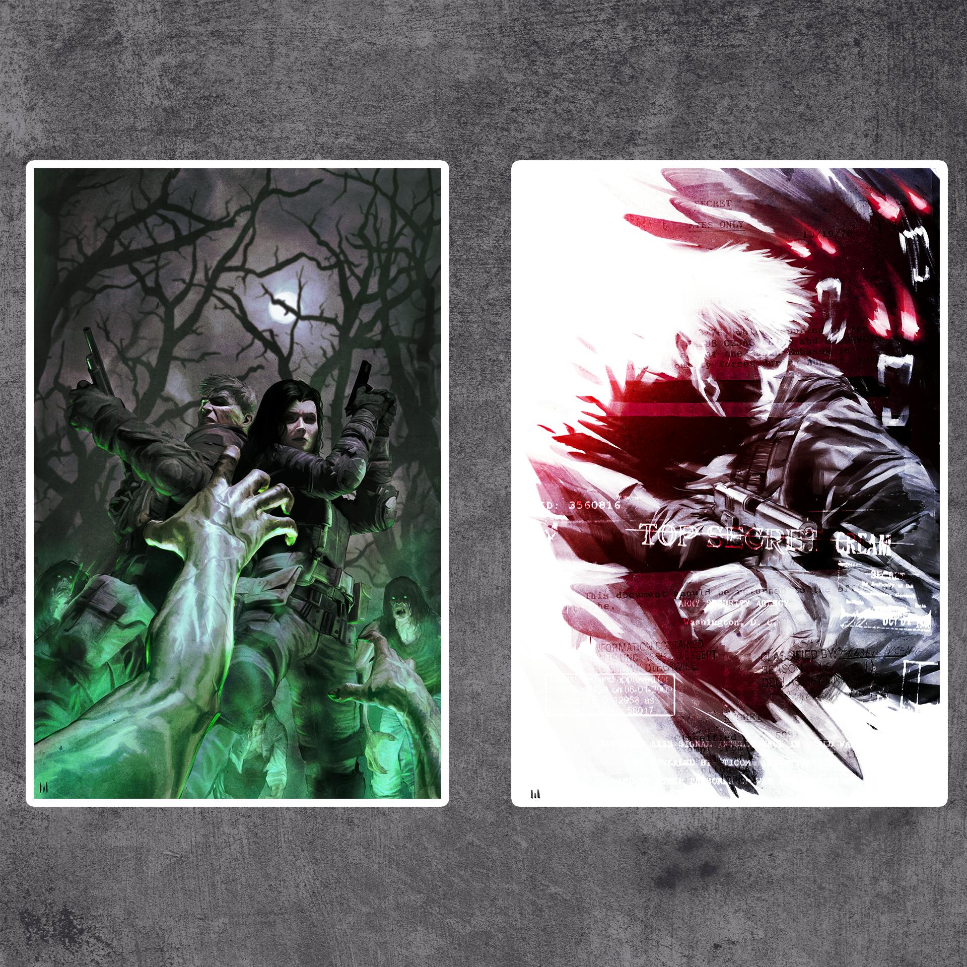 Signed Joe Ledger 2-Print Set