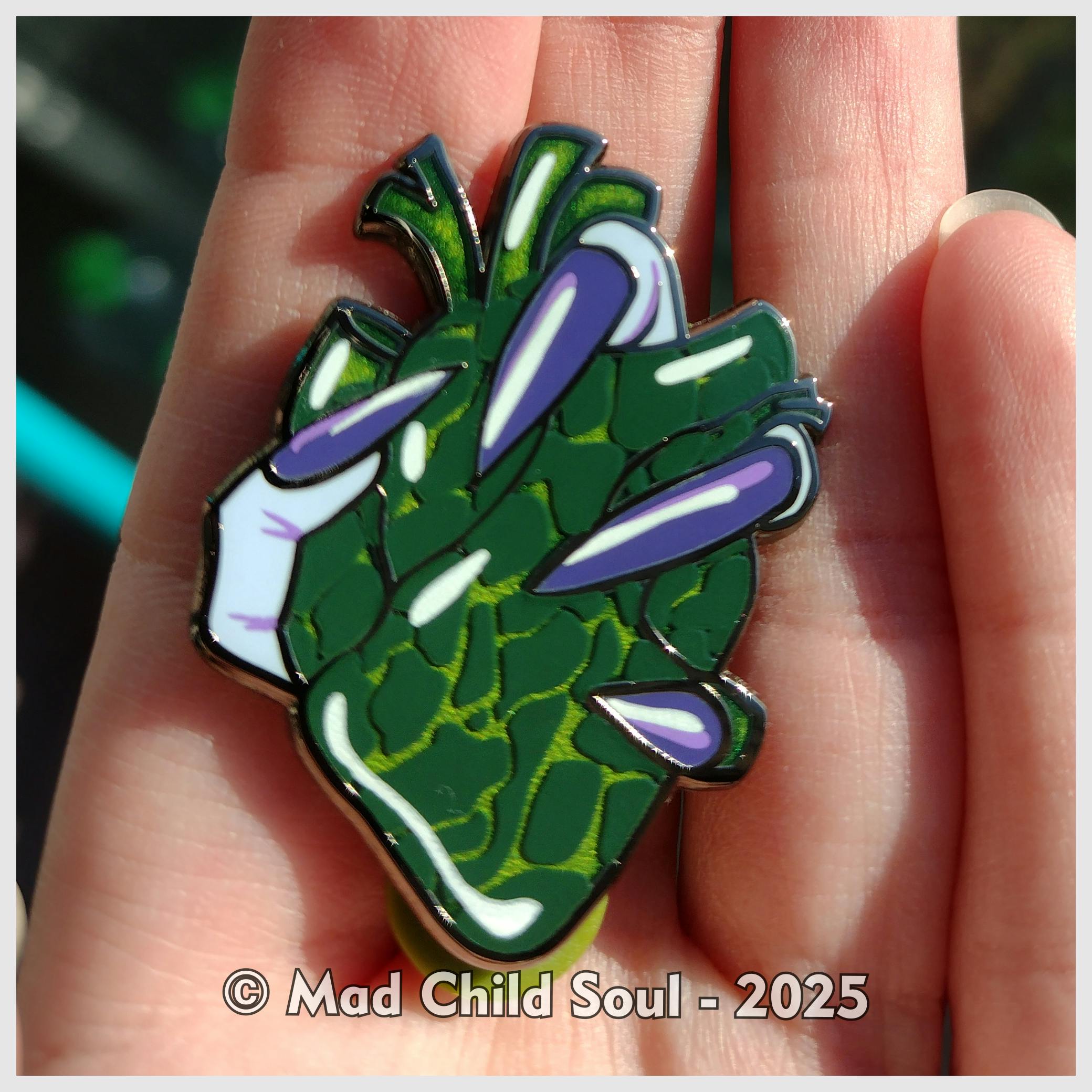1x Fresh Heartbeat Pin