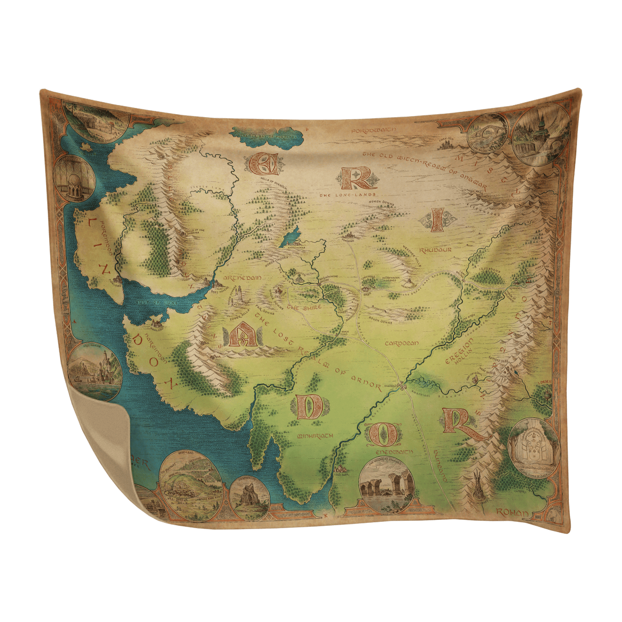 Eriador Cloth Map