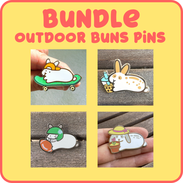 BUNDLE - Outdoor Buns Pins