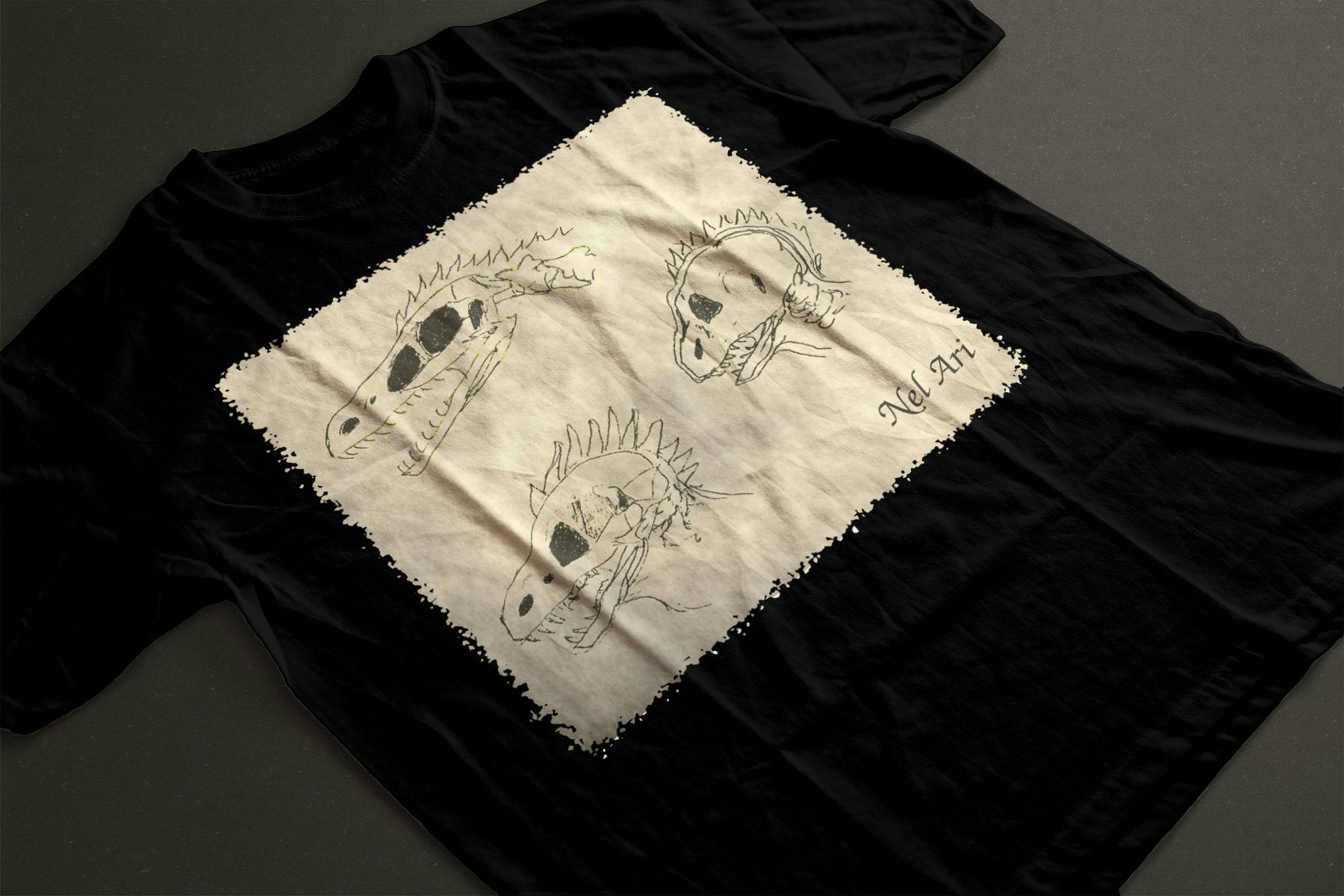 Nel Ari Skull Evolution T-Shirt