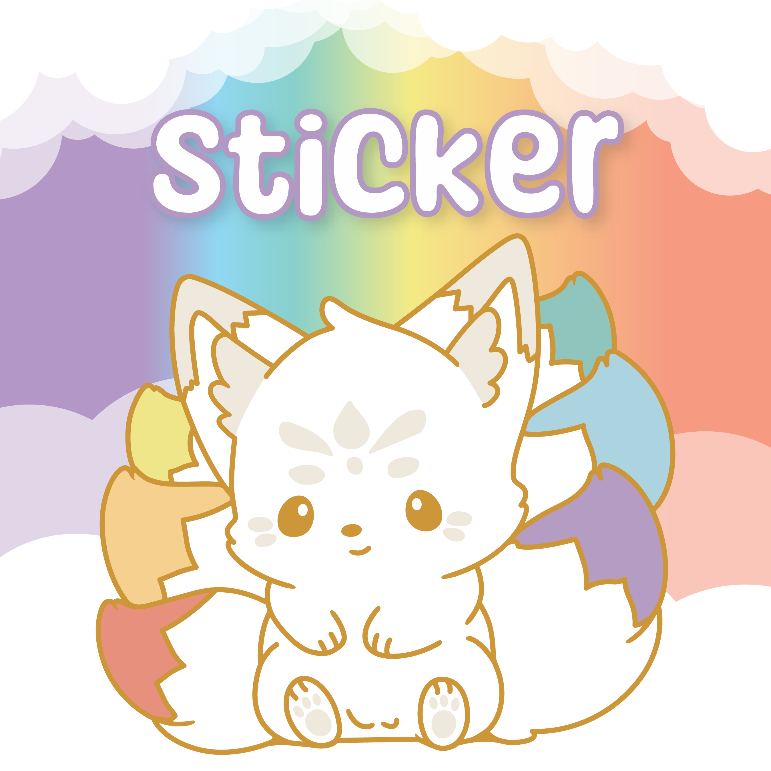 ✦  Pridesune Die Cut Sticker