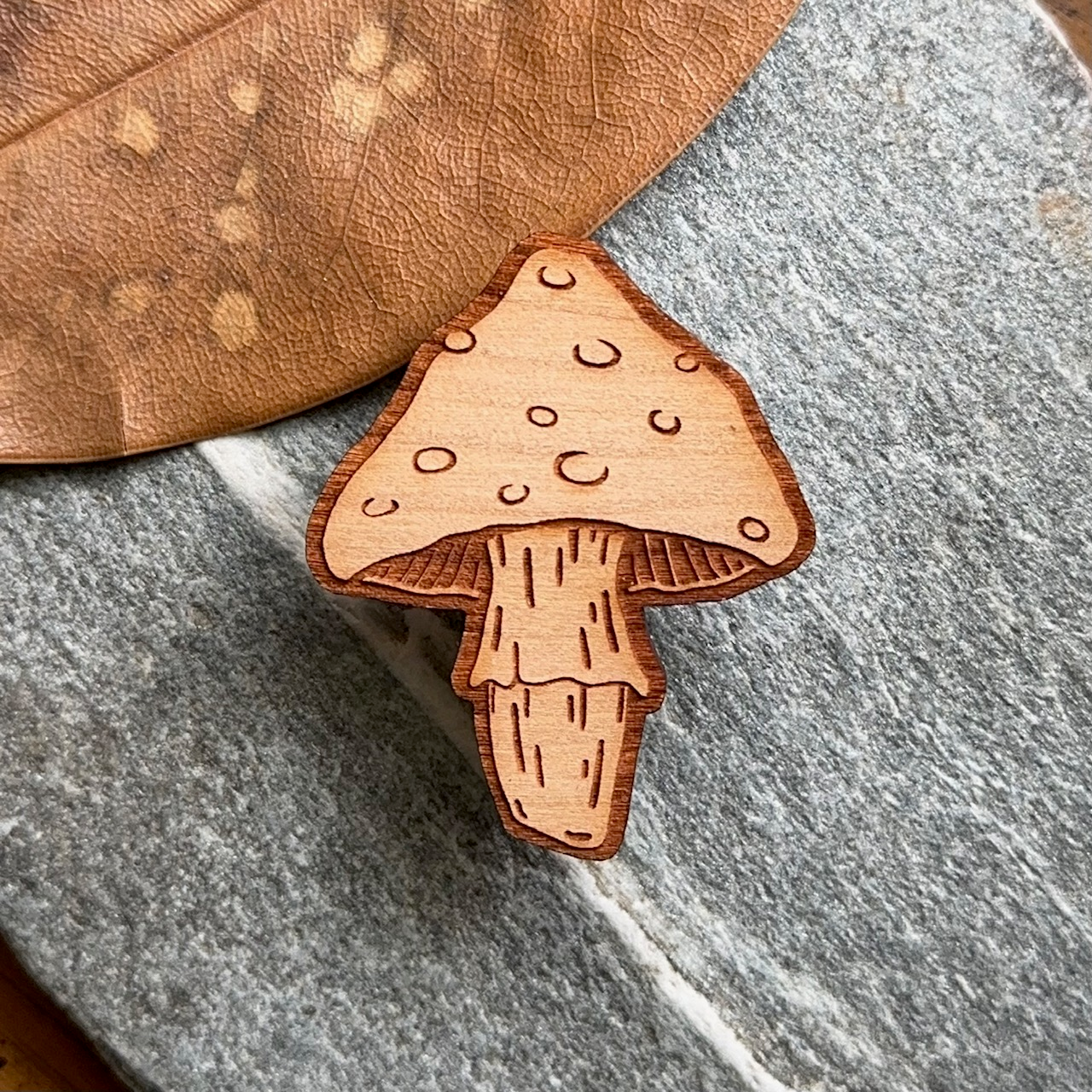 1 Amanita Pin