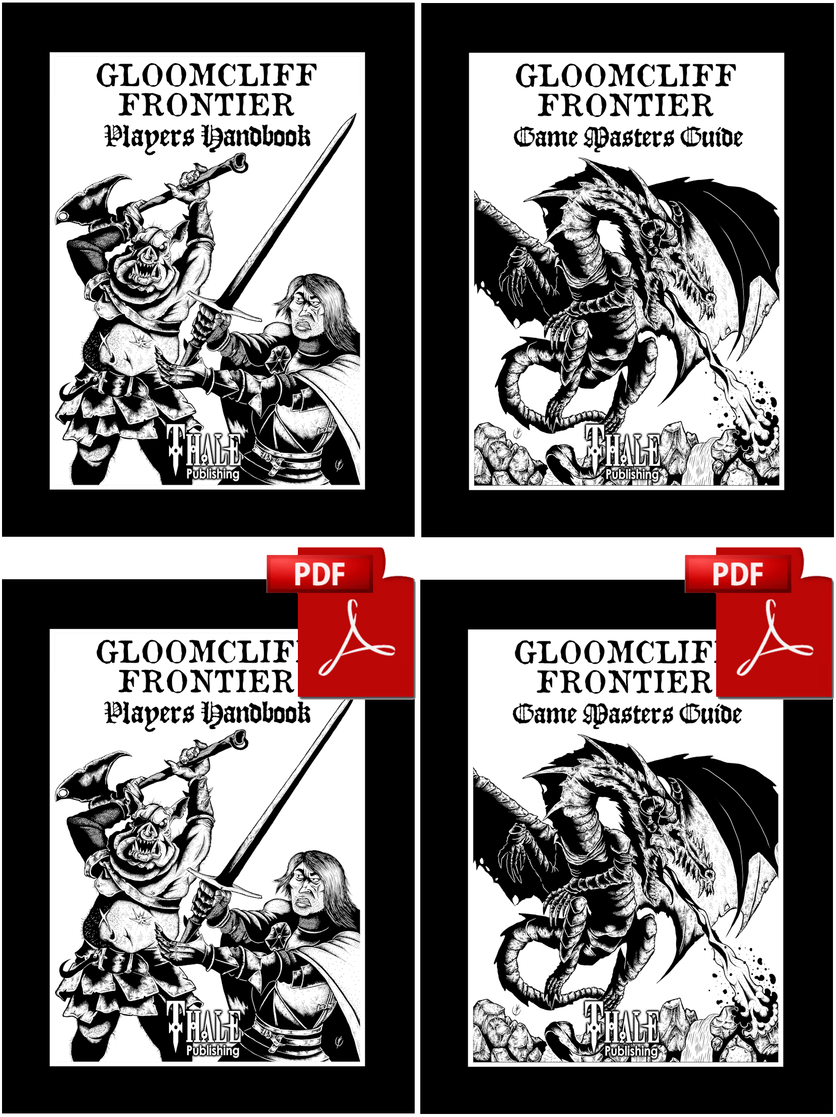 Gloomcliff Frontier Hard Cover Print + PDFs