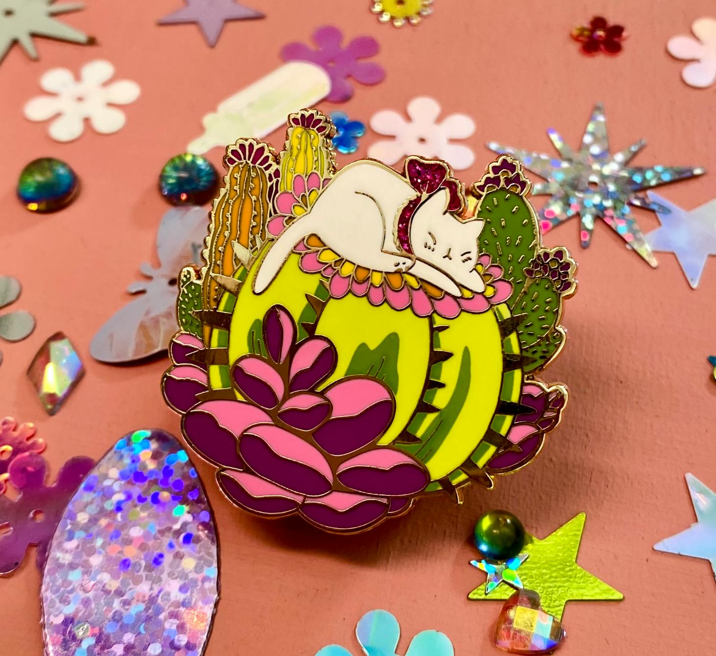 Flora Feline, cactus 