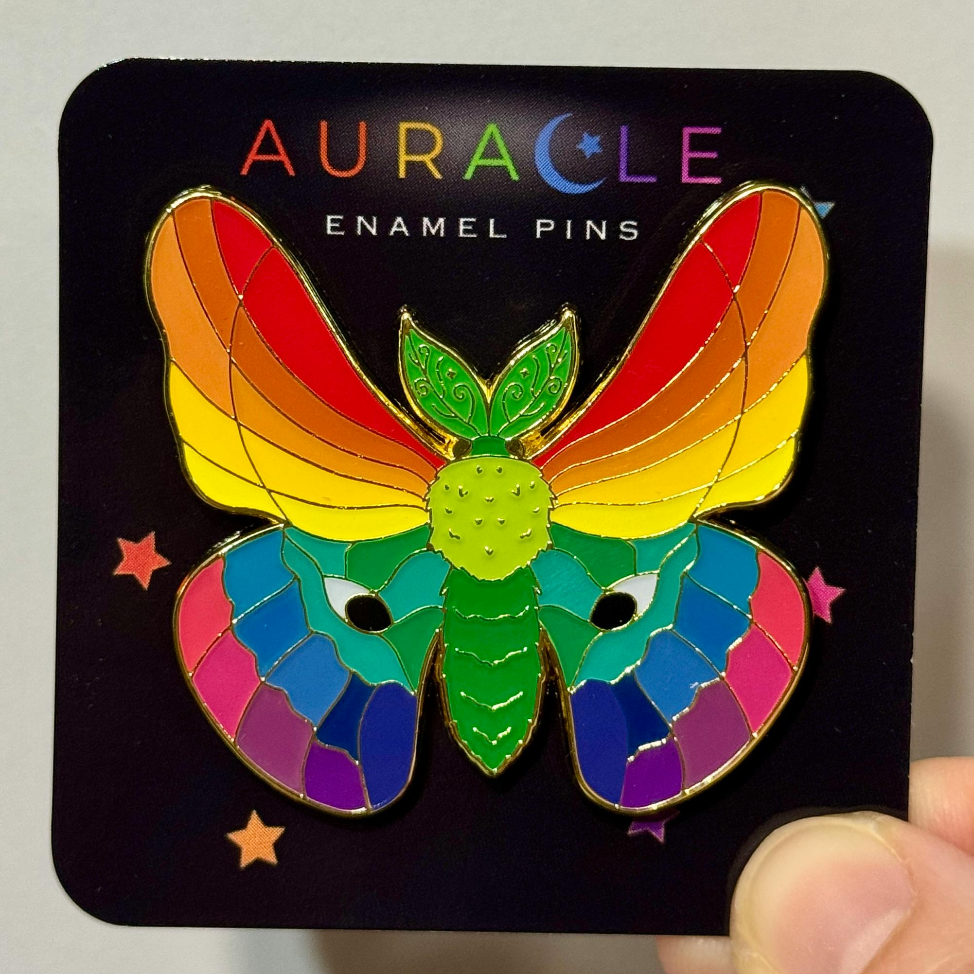 IMPERFECT Prismflare Moth Pin