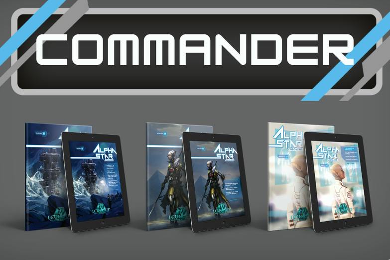Commander: All Three Alpha Star Magazine Print Issues