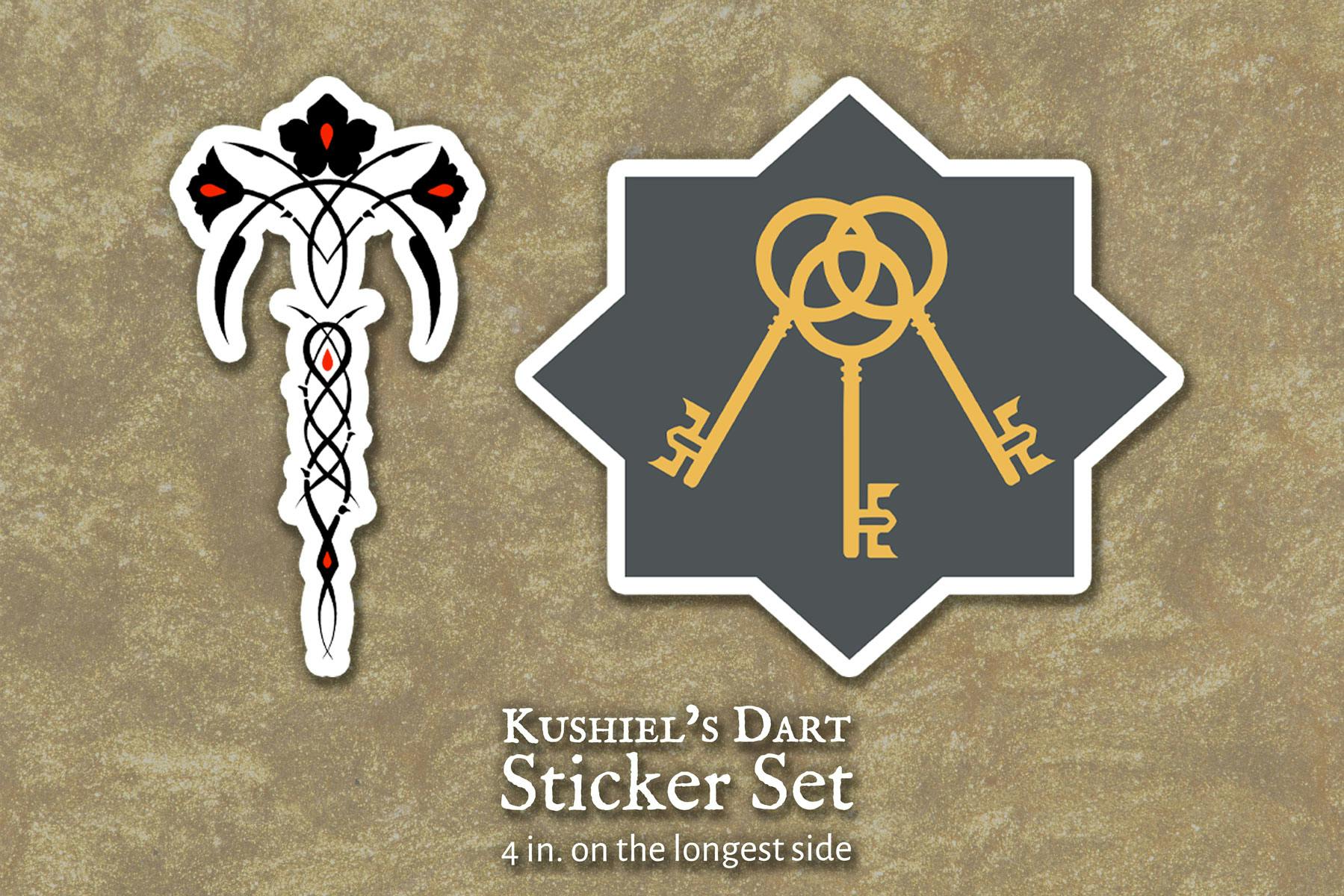 Kushiel's Dart Sticker Set
