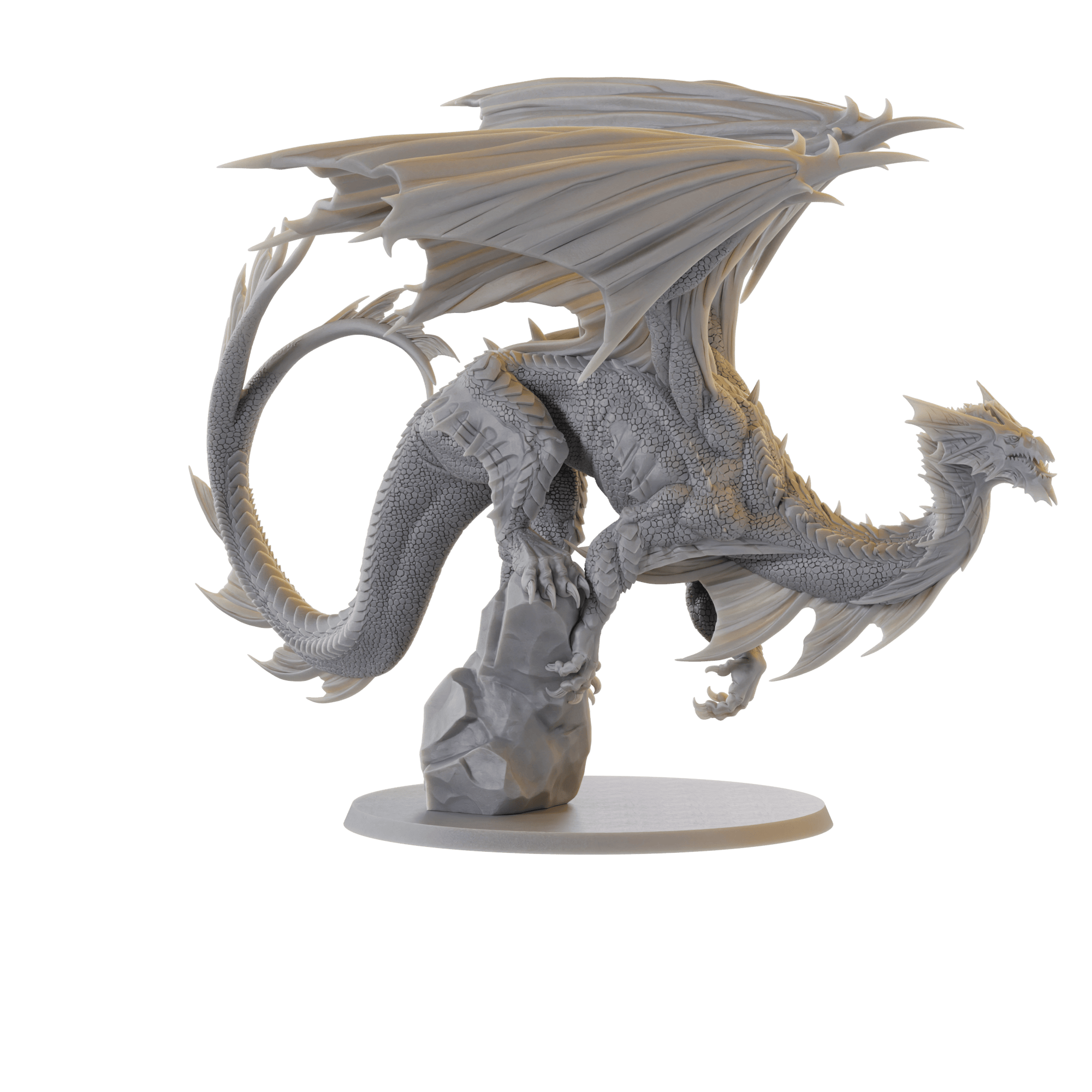 Time Dragon Miniature (Alternate Sculpt)