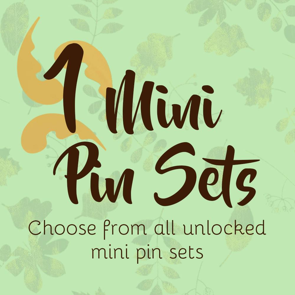 Discounted Mini Pin Set for the "All-in & Art tiers"