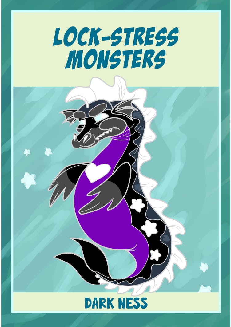 Dark Ness Glow in the Dark 2” Pin