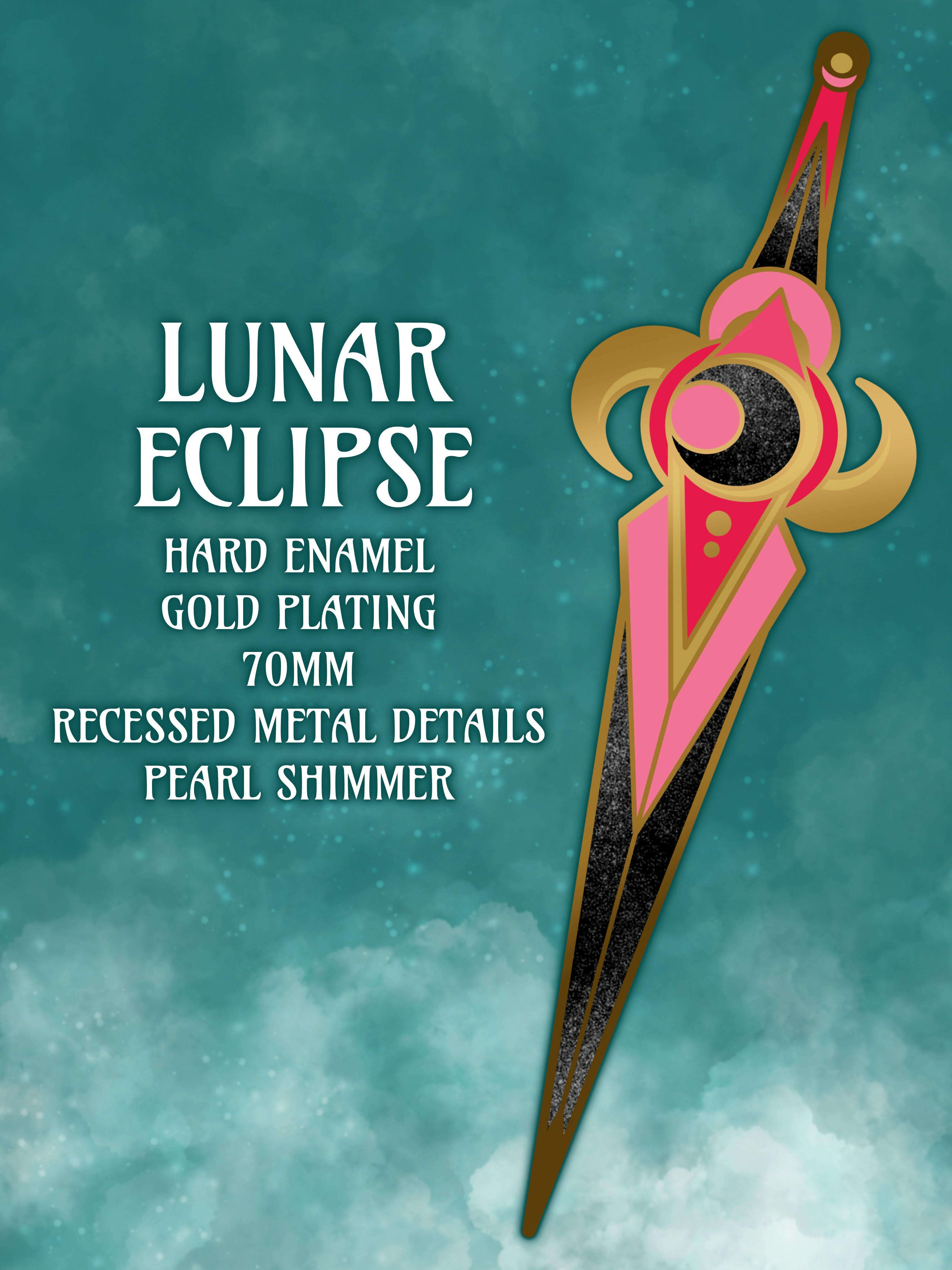 Lunar Eclipse *A* Grade Enamel Pin