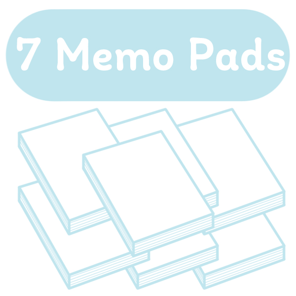 7 Memo Pads