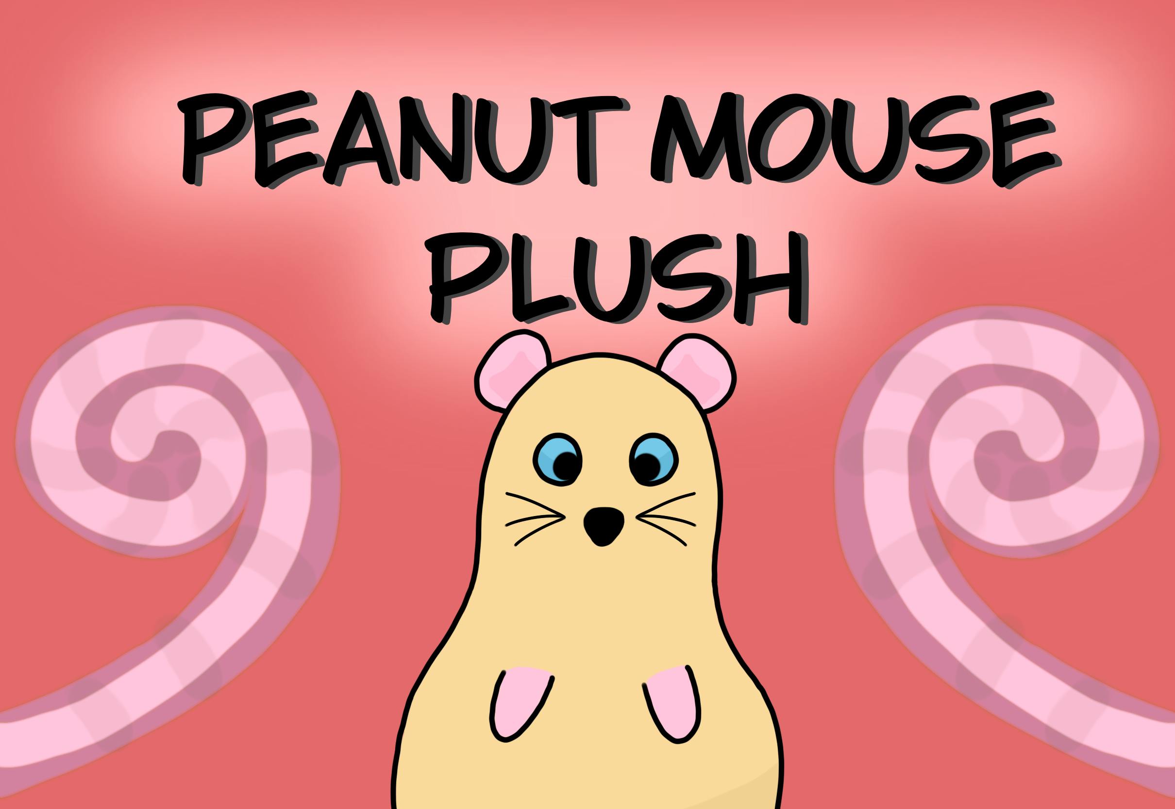 Peanut mouse plush