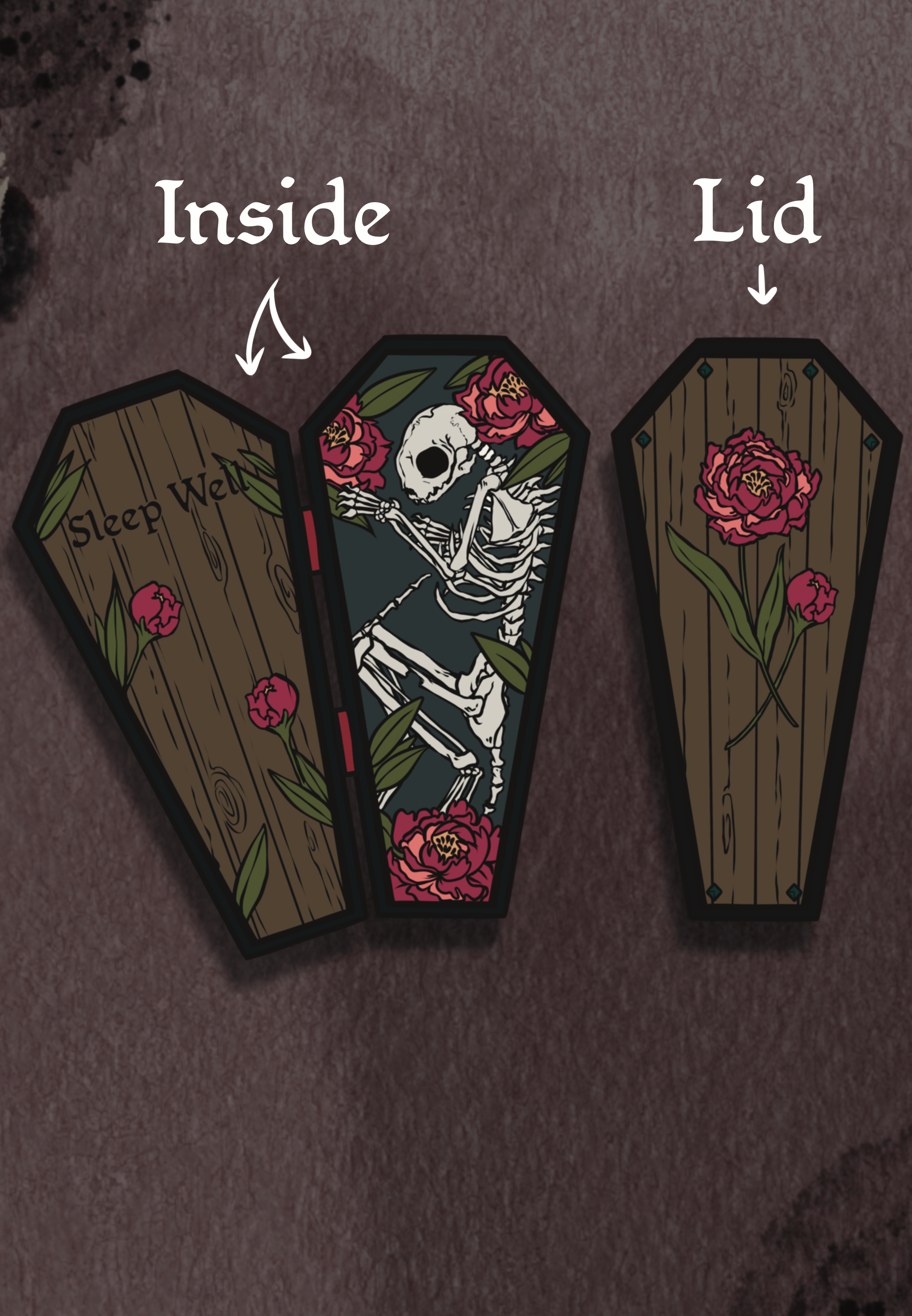 Sleep well - coffin