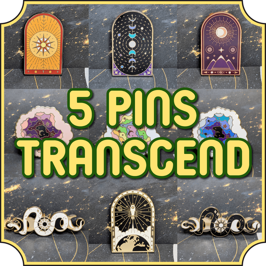 5 Transcend Pins Bundle