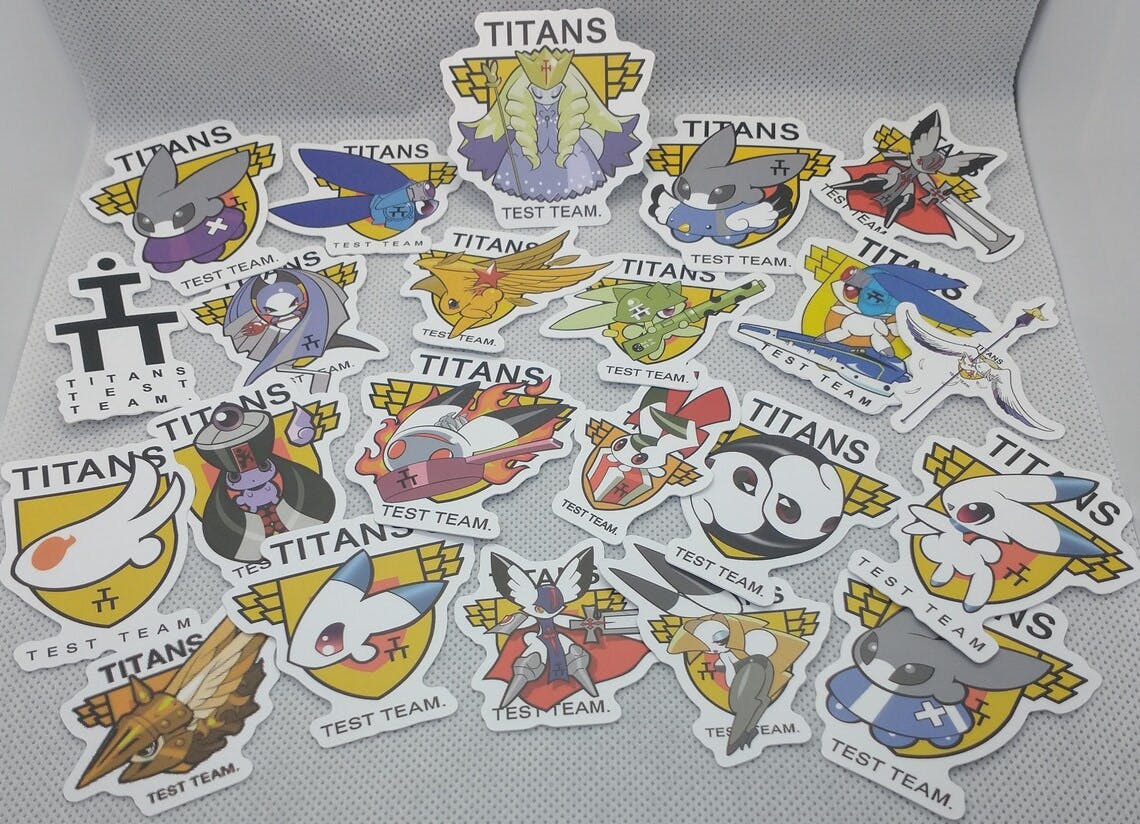 TTT Stickers! 22 logos! 