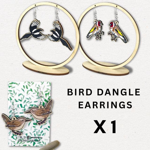 Bird Dangle earrings