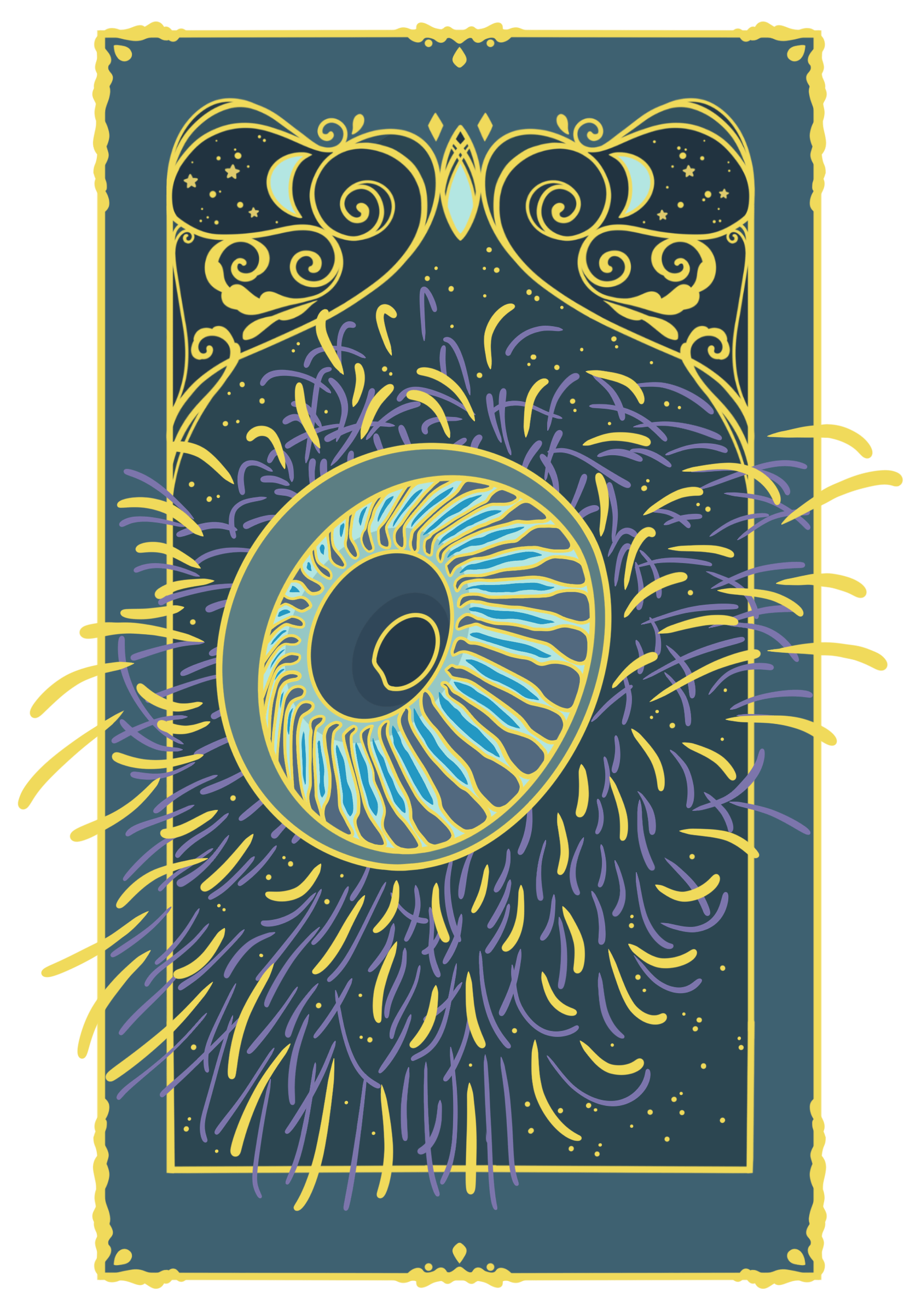 Firework Jelly Tarot Pin	