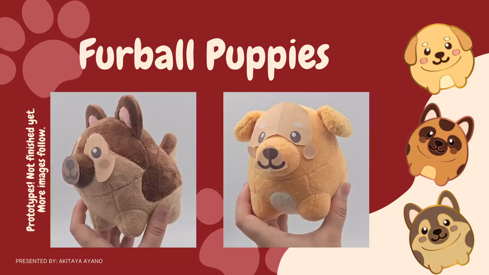 The Furball Puppies - Plushies, Pins & Stickers