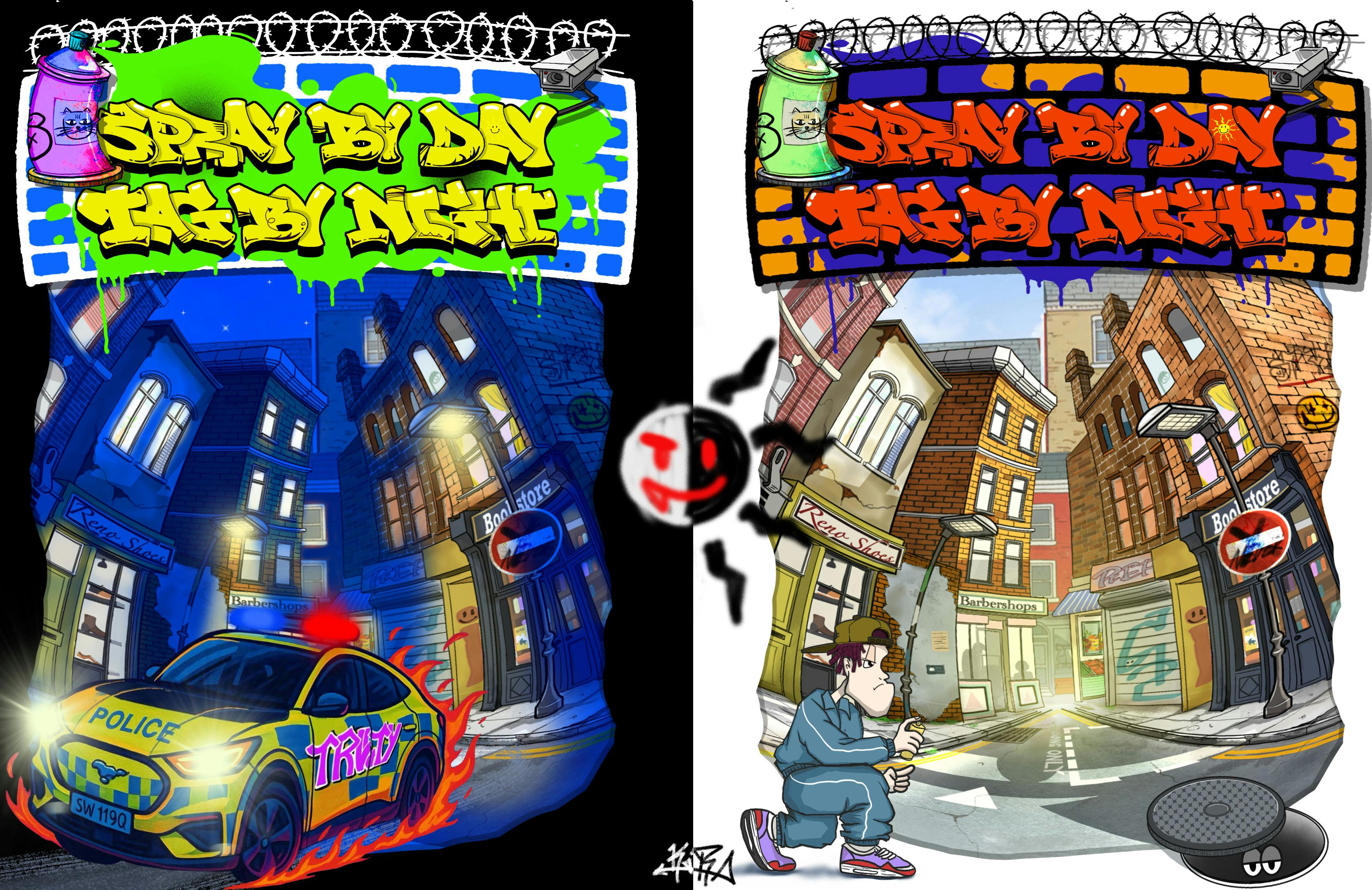 Spray By Day/Tag By Night